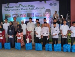 Santunan Anak Yatim Piatu dan Dhuafa Bersama Alumni SMK Al-Mufti Purwadadi: 1 Dekade Santunan