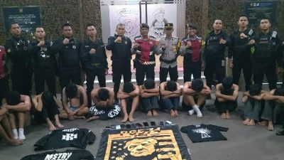 Bentrok dengan Warga, 17 Anggota Geng Motor Diringkus Polisi