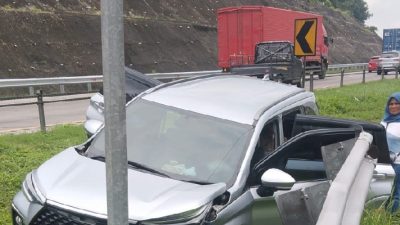 Kecelakaan Kembali Terjadi di KM 182 Tol Cipali. Satu Orang Dievakuasi ke RS