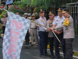 Polres Subang Lepas Dua Bus Mudik Lebaran ke Tiga Daerah di Jawa