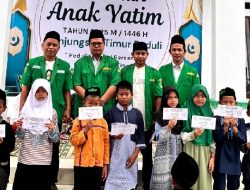 Rutin Digelar, Anak Yatim di Desa Tanjungsari Timur Cikaum Subang Terima Uang Santunan dan Beras