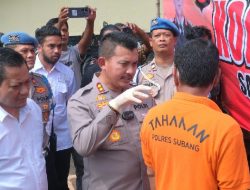Polres Subang Borgol Satu Orang Tersangka Kasus Penambangan Tanpa Izin