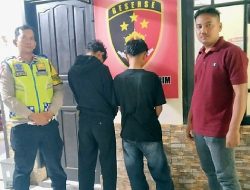 Diduga Hendak Tawuran, Polsek Pamanukan Subang Tangkap Dua Remaja Bawa Senjata Tajam
