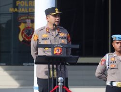 Pimpin Apel Perdana, Inilah Pesan Kapolres Majalengka AKBP Willy Andrian untuk Anggota