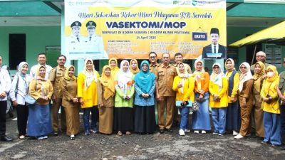 Belasan Warga Subang Ikut KB Vasektomi, Istri Wabup: Wujud Kasih Sayang Suami