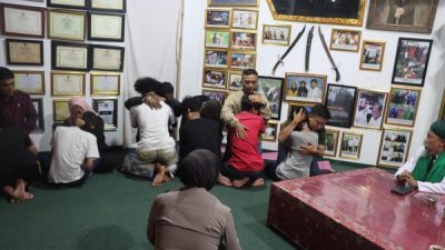Lakukan Pendekatan Edukatif, 8 Remaja Pelaku Tawuran ‘Mondok’ di Pesantren Sukabumi