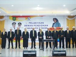 Lantik Dewan Pendidikan, Bupati Subang Minta Awasi Disiplin Siswa