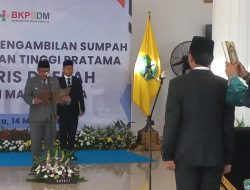 Bupati Eman Suherman Lantik Aeron Randi sebagai Sekda Majalengka