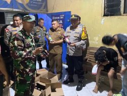 Razia Miras di Pagaden Subang, Polisi Amankan Ratusan Botol dari Kios dan Warung