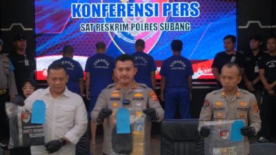 Polres Subang Ringkus Komplotan Preman Pemeras Sopir Truk