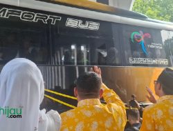 Bupati Reynaldy Lepas Kloter Pertama Calhaj asal Subang