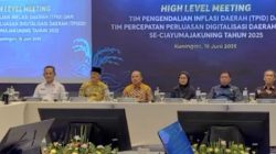 Bupati Majalengka Hadiri High Level Meeting TPID dan TP2DD Ciayumajakuning di Kuningan