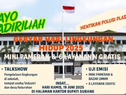 Gebyar Hari Lingkungan Hidup 2025, Dinas LH Subang Gelar Mini Pameran dan Talkshow Soal Polusi