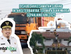 Dinas Perhubungan dan Kecamatan Subang Jadi Sorotan, Terbanyak Terima Aduan Warga Sepanjang Juni 2025
