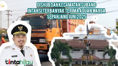 Dinas Perhubungan dan Kecamatan Subang Jadi Sorotan, Terbanyak Terima Aduan Warga Sepanjang Juni 2025