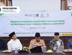 Buka Pelatihan Pengelolaan Zakat, Bupati Majalengka Tekankan Profesionalisme dan Peran Sosial Baznas