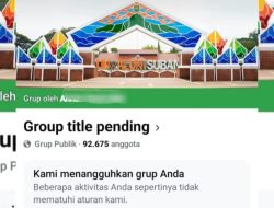 Grup Facebook Mendadak Hilang Massal! Admin Grup Subang Kelabakan! 