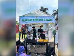 Baznas Majalengka Buka Layanan Cukur Gratis di Karnaval SCTV Hari Jadi ke-535