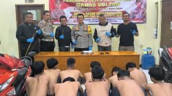 Polsek Jalancagak Subang Gagalkan Tawuran Pelajar di Curug Rendeng, 10 Remaja Diamankan