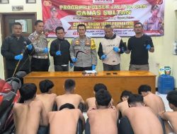 Polsek Jalancagak Subang Gagalkan Tawuran Pelajar di Curug Rendeng, 10 Remaja Diamankan