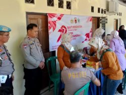 Kasus Penyakit Tinggi, Polsek Subang Gelar Pemeriksaan Kesehatan Gratis