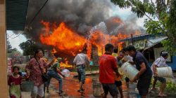 Rumah Dua Lantai Terbakar di Kembangan, Diduga Akibat Korsleting Listrik