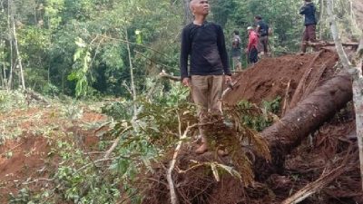 Dua Petani Hilang Tertimbun Longsor di Salawu, Tasikmalaya