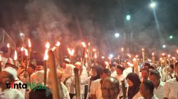 Ribuan Warga Padati Pawai Obor Sambut 1 Muharram 1447 H di Subang