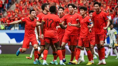 Timnas Tiongkok Boyong 25 Pemain untuk Hadapi Timnas Indonesia di Kualifikasi Piala Dunia 2026