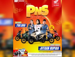 Tridjaya Motor Pagaden Gelontorkan Promo untuk PNS, DP Mulai Rp 700 Ribu, Hadiah 26 Motor & 26 Mesin Cuci