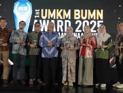 NANAS~QU SSS FOOD Raih Penghargaan “Gold” di Sektor Food & Beverage UMKM BUMN Award 2025