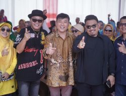 Kemeriahan Senam Sehat Bersama Ketua PKK di Tridjaya Pagaden Subang