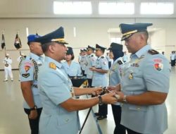 ‎Estafet Kepemimpinan di Lanud Sugiri Sukani, Letkol Yudisthira Resmi Jabat Danlanud  ‎