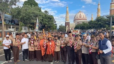 Ribuan Pramuka Majalengka Ramaikan Karnaval & Jelajah Negeri Anti Korupsi