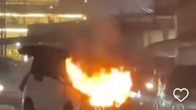 Mobil Listrik Terbakar di Bandung, Diduga Akibat Korsleting