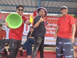 Keseruan Wartawan Subang Meriahkan HUT ke-80 RI dengan Lomba Unik