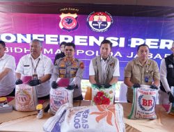 Polda Jabar Ungkap Praktek Curang Bisnis Beras! 6 Tersangka Diamankan
