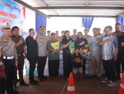 Kick Off Gerakan Pangan Murah, Polres Subang Salurkan 1 Ton Beras SPHP