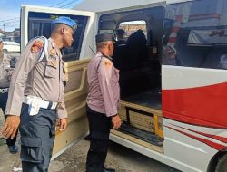 Cegah Aksi ke DPR RI, Polsek Cipeundeuy Subang Gelar Razia Kendaraan