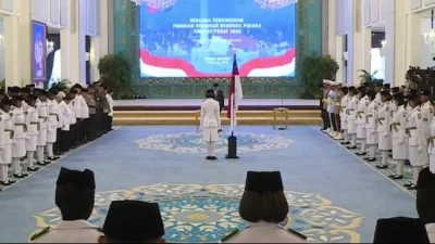 Paskibraka Tingkat Pusat 2025 Resmi Dikukuhkan di Istana Negara