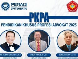 PERADI Subang Buka PKPA 2025 untuk Siapkan Advokat Muda Profesional
