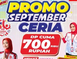 Tridjaya Motor Gelar Promo September Ceria, DP Mulai Rp700 Ribu