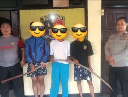Bawa Celurit, Tiga Pelajar Diamankan Polisi di Patokbeusi Subang