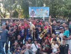 Kecamatan Cipeundeuy Raih Juara Pertama Turnamen Volli Dandim Subang Cup