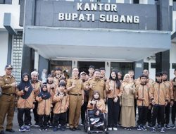 Bupati Subang Lepas Atlet ke Peparpeda IV Jabar dan BK Porprov 2025