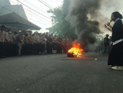 Mahasiswa PMII Tasikmalaya Gelar Aksi, Protes Program Makan Bergizi Gratis