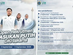 Pendaftaran Pasukan Putih DKI Jakarta 2025 Masih Dibuka, Ini Syarat dan Jadwal Rekrutmen