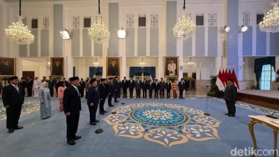 Presiden Prabowo Lantik 11 Pejabat Baru, Lengkapi Formasi Kabinet Merah Putih