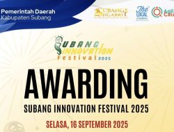 Awarding Subang Innovation Festival 2025 Segera Digelar di Alun-alun, Hadirkan Sejumlah Musisi