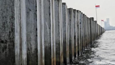 Viral Tanggul Beton Cilincing, Ternyata Bukan Proyek Pemerintah